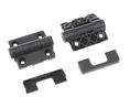 Hinge with Caps, Black, 54mm, Thermoplastic Elastomer (TPE), Pack of 2 pieces